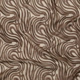 Abstract Embroidered Tulle - Metallic Copper