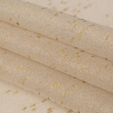 Metallic Gold Slubbed Scrim