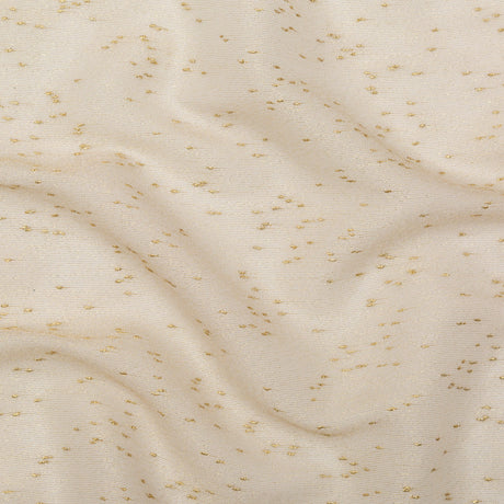 Metallic Gold Slubbed Scrim