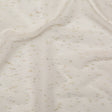 Metallic Gold and Silver Slubbed Scrim