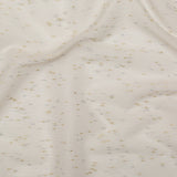 Metallic Gold and Silver Slubbed Scrim