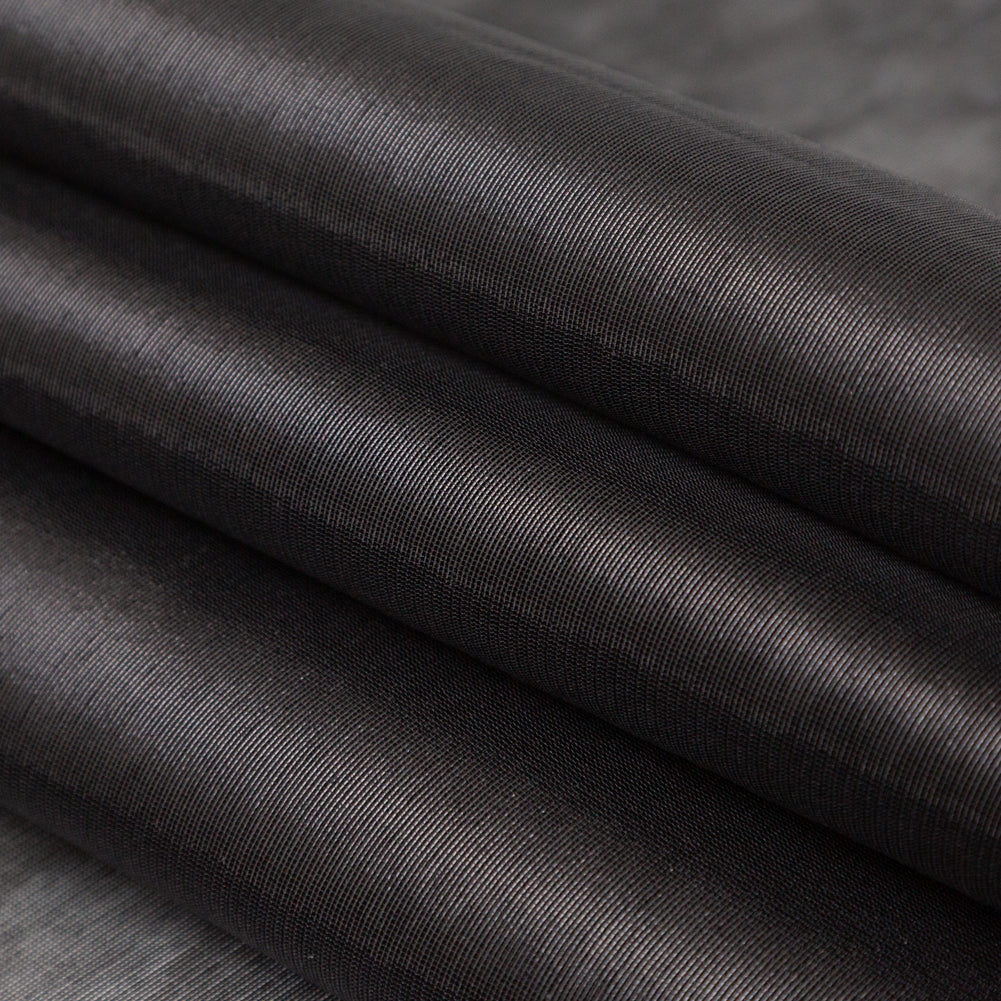 Metallic Scrim Lame - Black