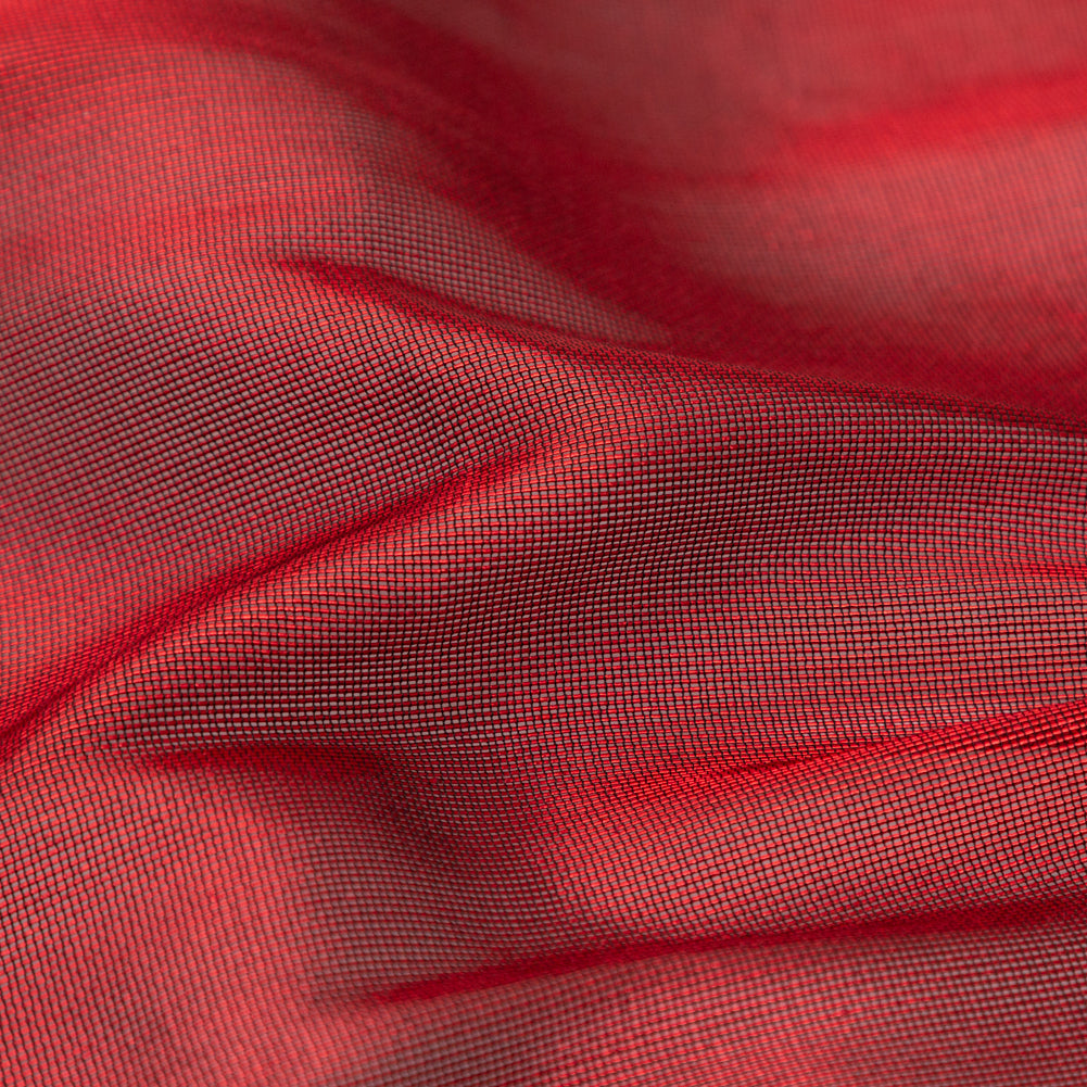 Metallic Scrim Lame - Burgundy