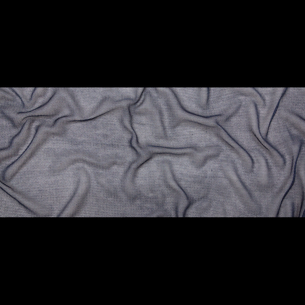 Metallic Faux Knit Chainmail - Navy Blue