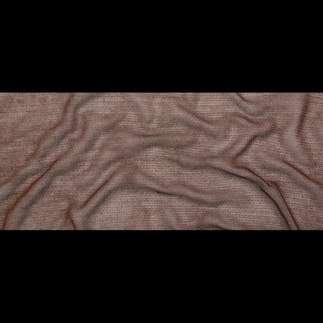 Metallic Faux Knit Chainmail - Brown