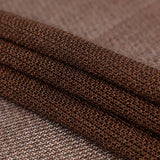 Metallic Faux Knit Chainmail - Brown