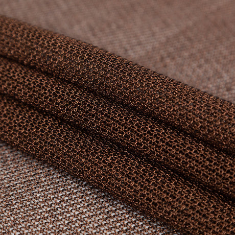 Metallic Faux Knit Chainmail - Brown