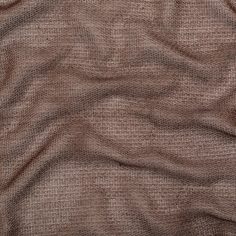Metallic Faux Knit Chainmail - Brown