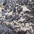 Duo-Tone Paillette Sequin Fabric - Navy Blue and White