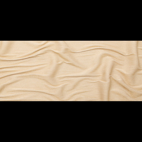 Metallic Gold and White Ultra-Stretch Raised Rib Knit