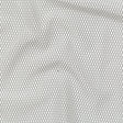 Italian White and Black Geometric Silk and Cotton Voile
