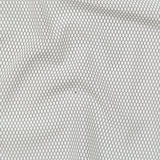 Italian White and Black Geometric Silk and Cotton Voile