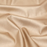 Italian Metallic Champagne Faux Leather Laminate over a Latte Stretch Faux Suede