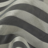 Cannoli Cream Organza with Woven Awning Stripes