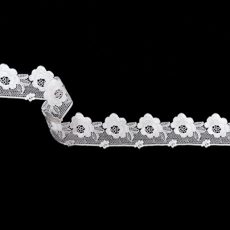 European Off-White Floral Venise Lace Trim - 2.25"