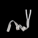 Mood Exclusive Italian White and Silver T3 Open End Metal Zipper - 27.5"