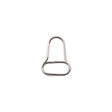 Mood Exclusive Italian Large Silver Open Bell-Shaped Metal Zipper Pull