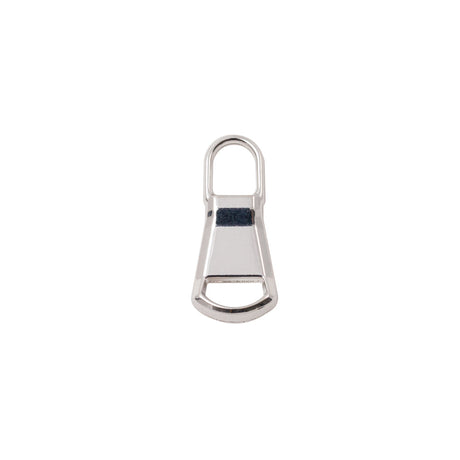 Mood Exclusive Italian Medium Silver Rounded Edge Metal Zipper Pull