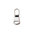 Mood Exclusive Italian Large Silver Rounded Edge Metal Zipper Pull