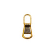 Mood Exclusive Italian Large Gold Rounded Edge Metal Zipper Pull