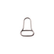Mood Exclusive Italian Small Gunmetal Open Bell-Shaped Metal Zipper Pull