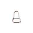 Mood Exclusive Italian Large Gunmetal Open Bell-Shaped Metal Zipper Pull