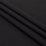 Helmut Lang Black Stretch Twill Wool Ottoman