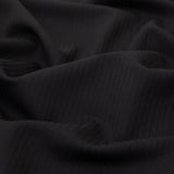 Helmut Lang Black Stretch Twill Wool Ottoman