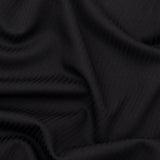 Helmut Lang Black Stretch Twill Wool Ottoman