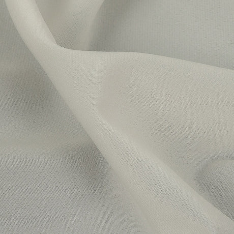 Cannoli Cream Lightweight Stretch Polyester Crepe