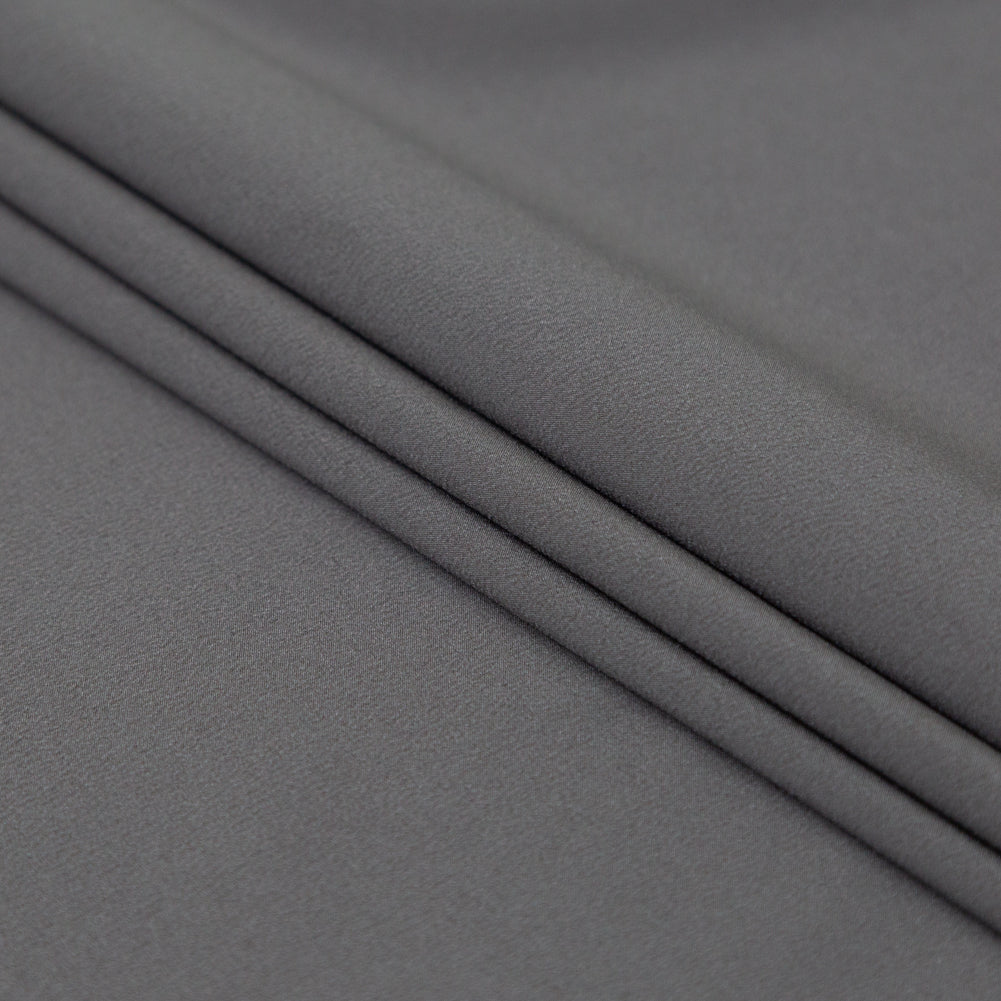 Theory Pewter Stretch Polyester Crepe de Chine