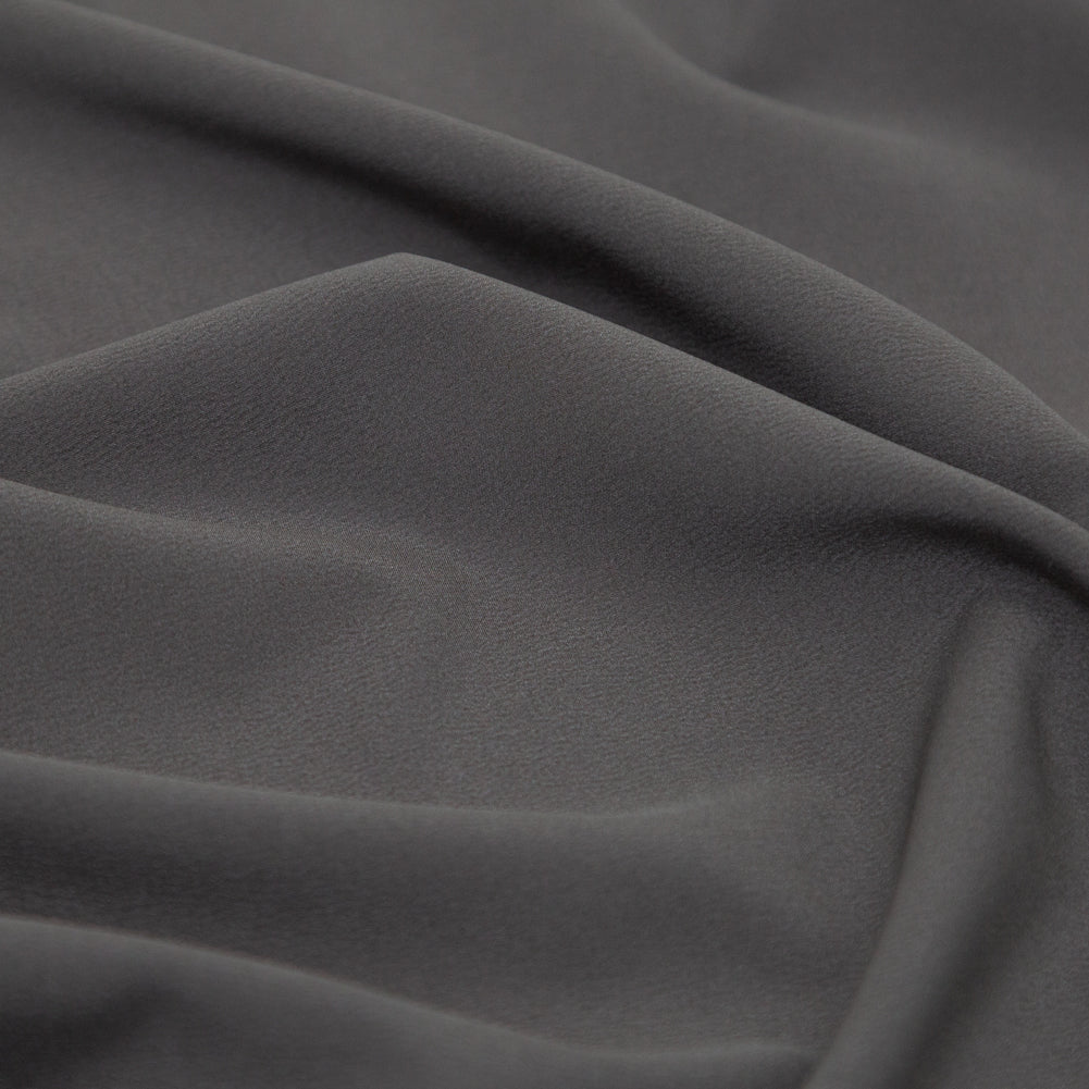 Theory Pewter Stretch Polyester Crepe de Chine