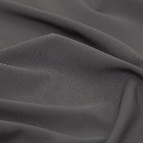 Theory Pewter Stretch Polyester Crepe de Chine