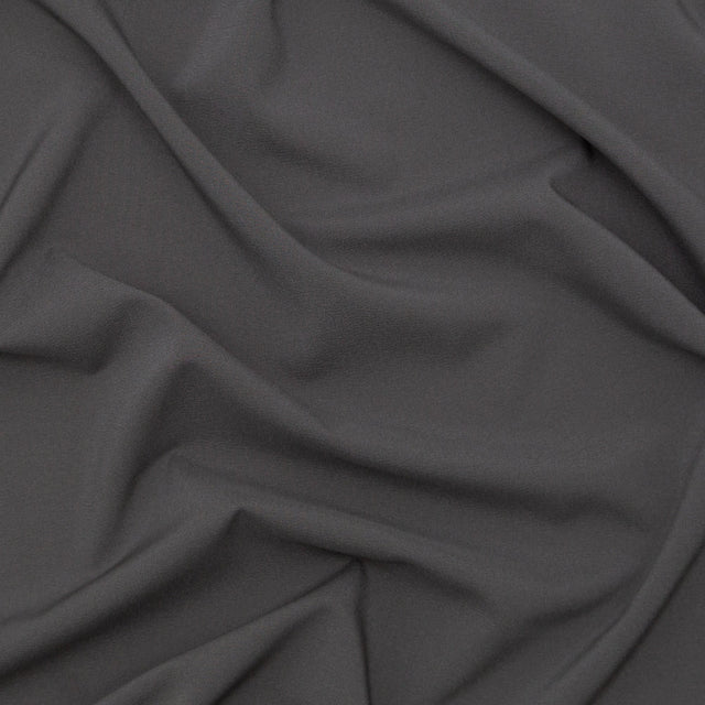 Theory Pewter Stretch Polyester Crepe de Chine