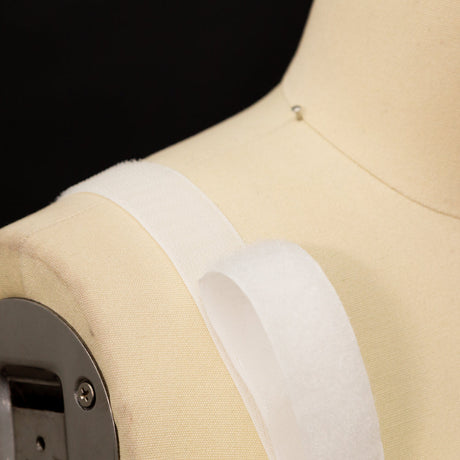 White Sticky Back VELCRO&reg; Brand Fastener - 1"