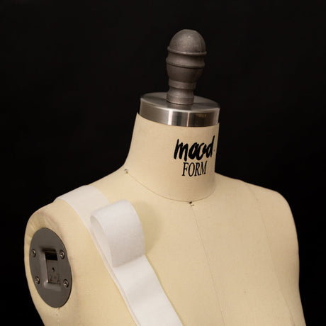 White Sticky Back VELCRO&reg; Brand Fastener - 1.5"