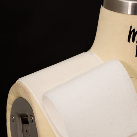 White Sticky Back VELCRO&reg; Brand Fastener - 4"