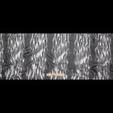 Black and White Abstract Silk Chiffon