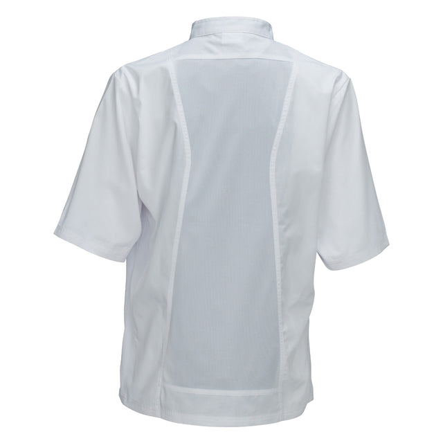 Winco UNF-9WM Broadway Ventilated Cook's Shirt