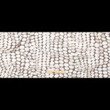 Black, Taupe and White Circles Silk Chiffon
