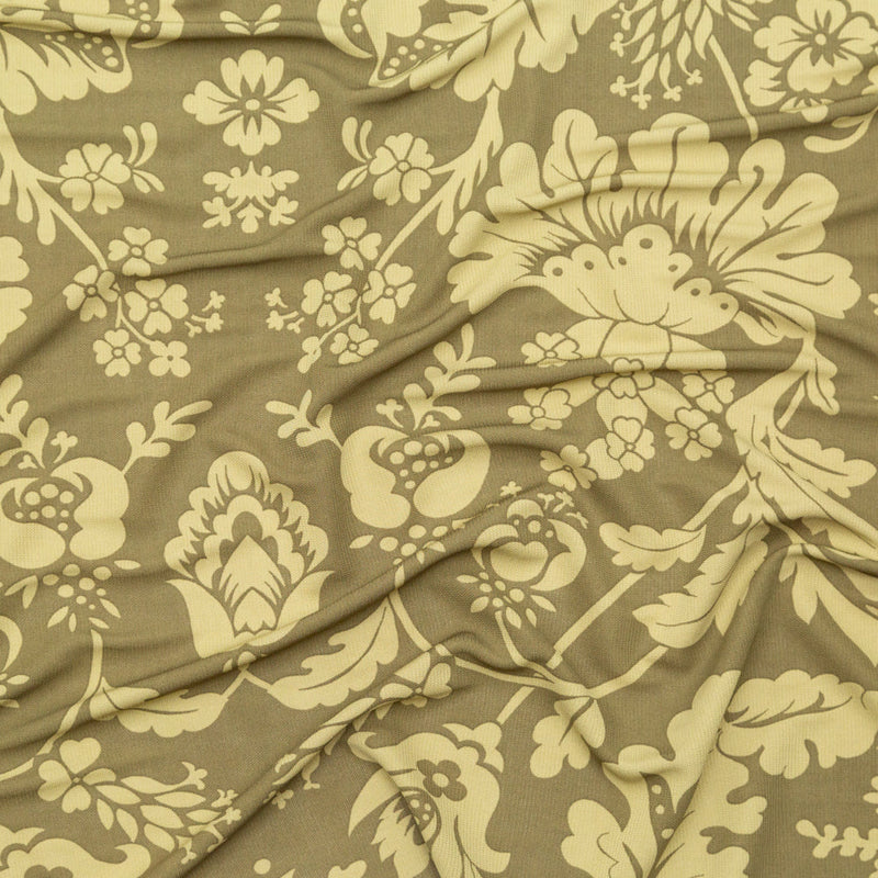Treetop Floral Printed Rayon Knit