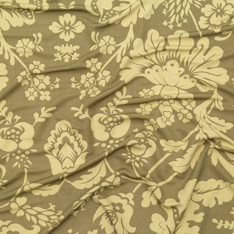 Treetop Floral Printed Rayon Knit