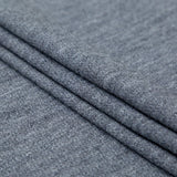 Italian Heathered Gray Creped Stretch Knit