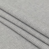 Italian Silver Ash Stretch Polyester Tweed