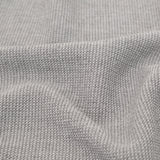 Italian Silver Ash Stretch Polyester Tweed