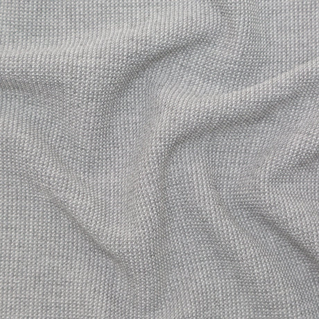 Italian Silver Ash Stretch Polyester Tweed