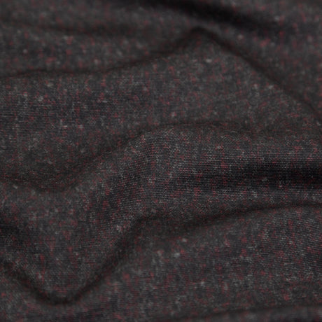 Italian Meteorite and Red Printed Ponte Knit