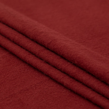 Italian Rust Stretch Knit Fleece