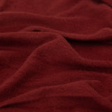 Italian Rust Stretch Knit Fleece