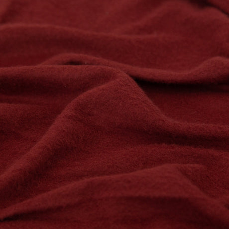 Italian Rust Stretch Knit Fleece